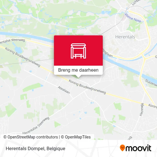 Herentals Dompel kaart