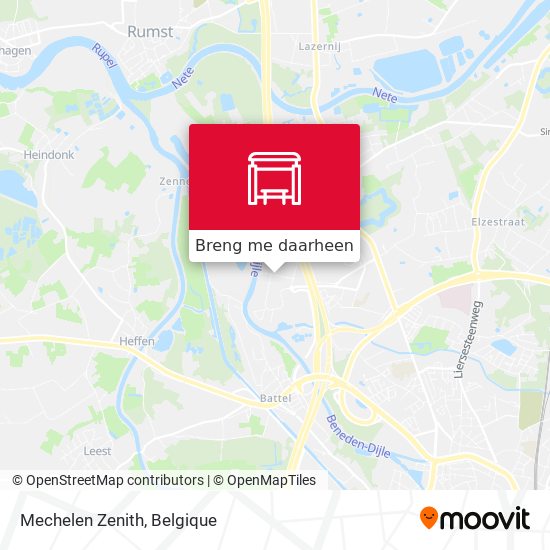 Mechelen Zenith kaart