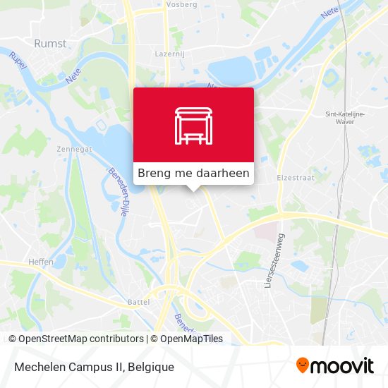 Mechelen Campus II kaart