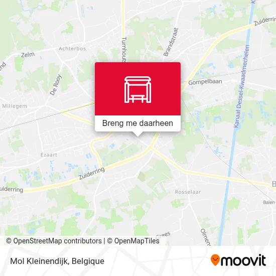 Mol Kleinendijk kaart