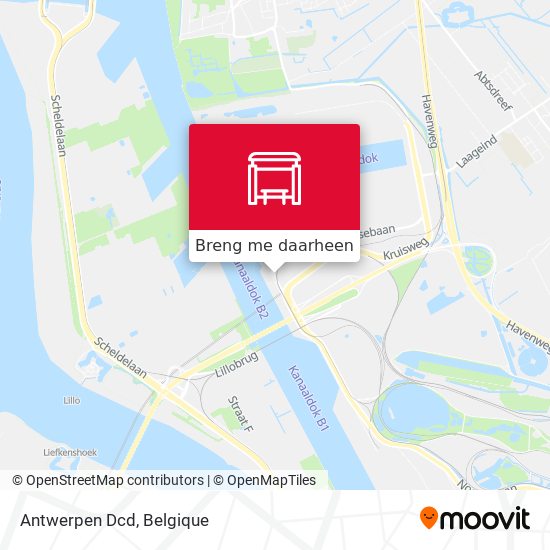 Antwerpen Dcd kaart