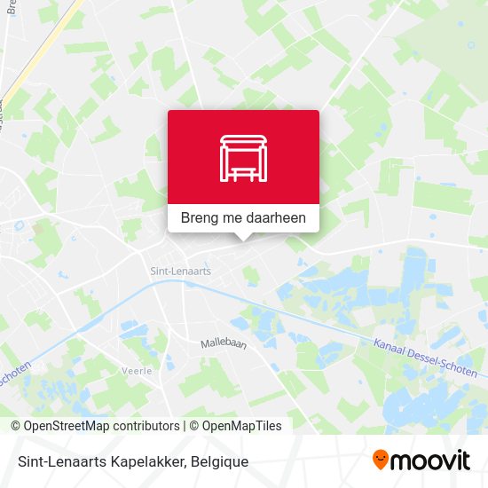 Sint-Lenaarts Kapelakker kaart