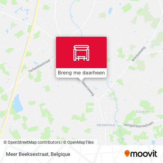 Meer Beeksestraat kaart