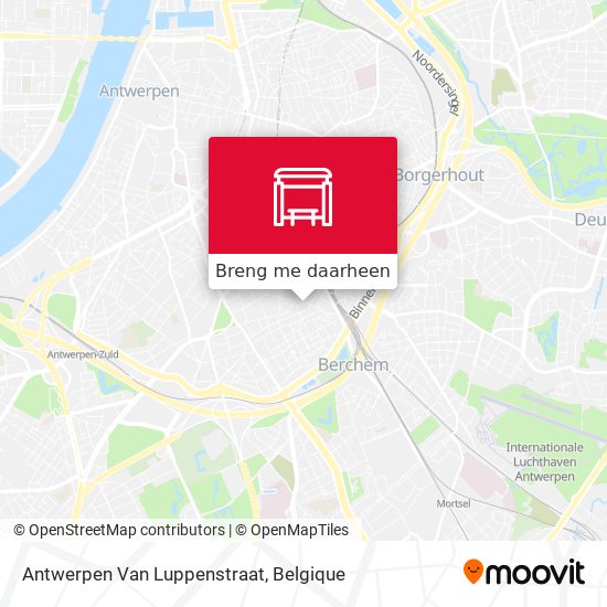 Antwerpen Van Luppenstraat kaart