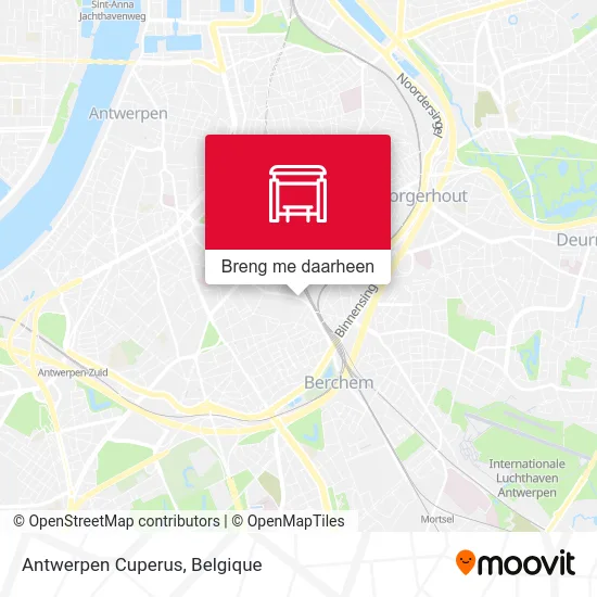 Antwerpen Cuperus kaart