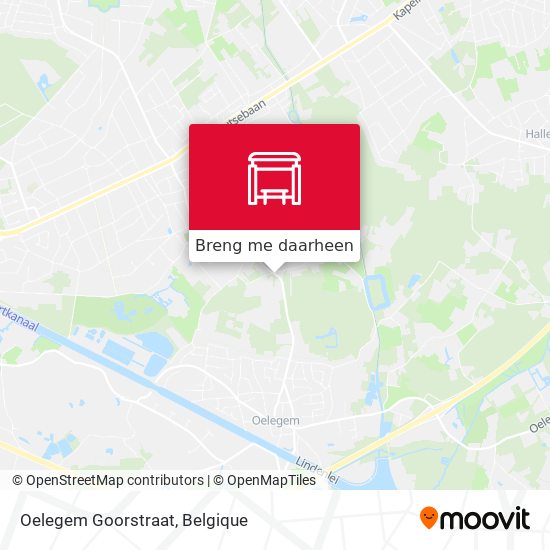 Oelegem Goorstraat kaart