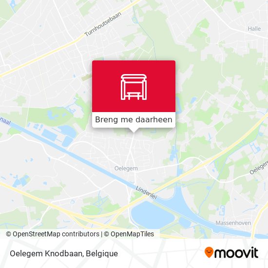 Oelegem Knodbaan kaart