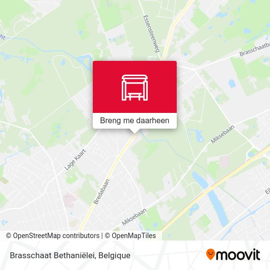 Brasschaat Bethaniëlei kaart
