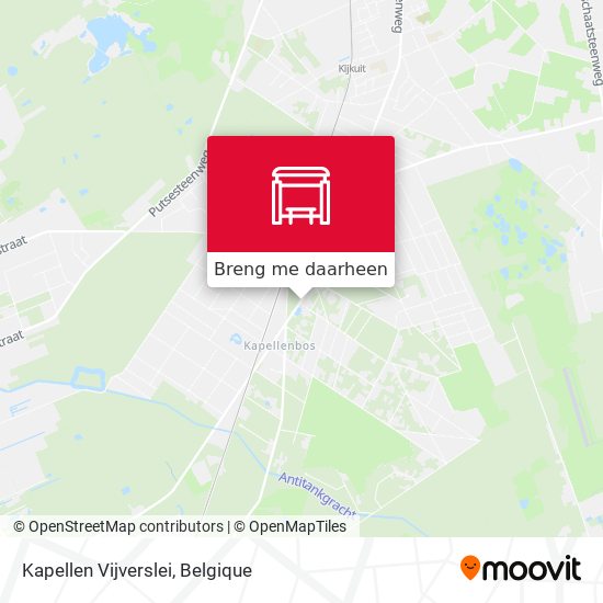 Kapellen Vijverslei kaart