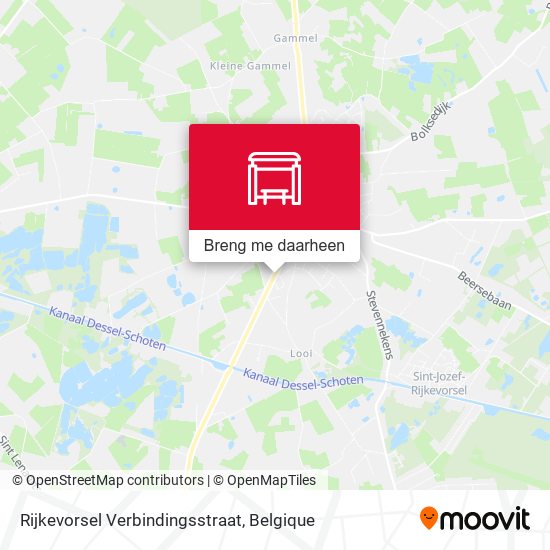 Rijkevorsel Verbindingsstraat kaart