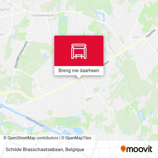 Schilde Brasschaatsebaan kaart