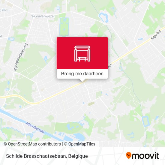 Schilde Brasschaatsebaan kaart