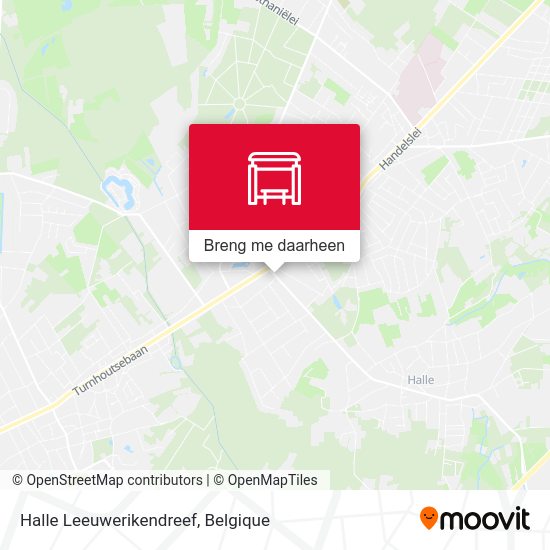 Halle Leeuwerikendreef kaart