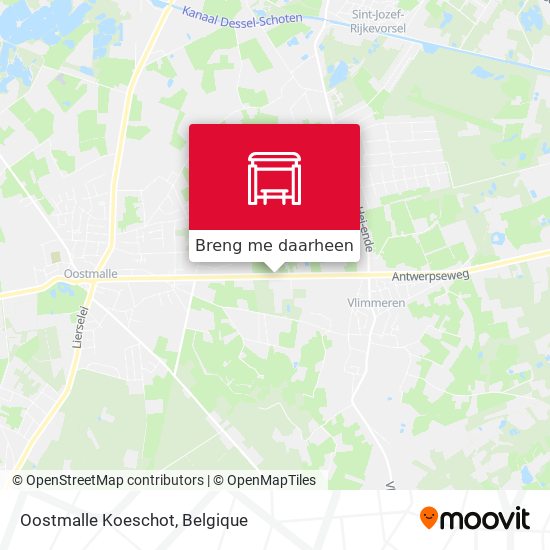 Oostmalle Koeschot kaart