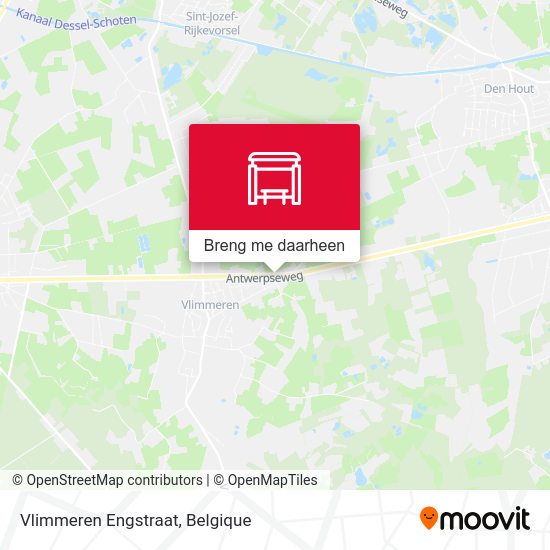 Vlimmeren Engstraat kaart