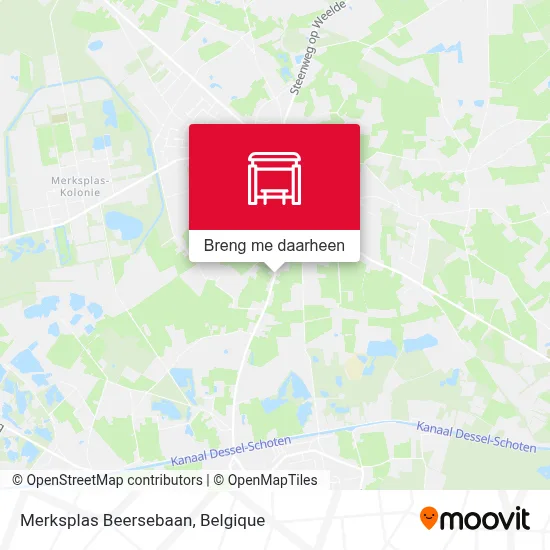 Merksplas Beersebaan kaart