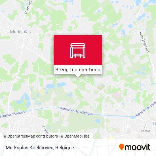 Merksplas Koekhoven kaart