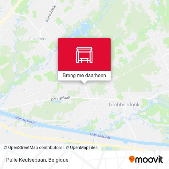 Pulle Keulsebaan kaart