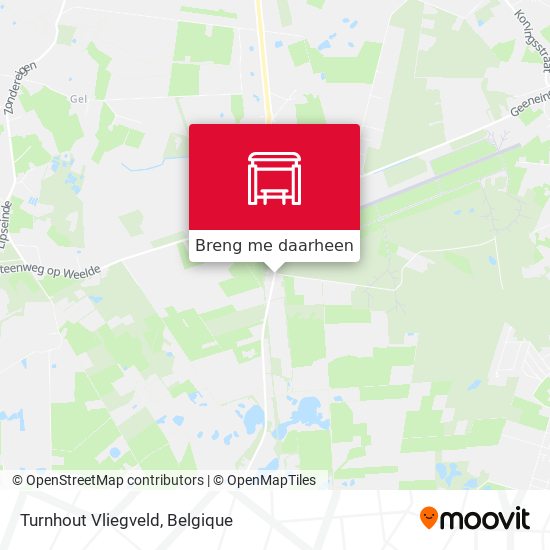 Turnhout Vliegveld kaart