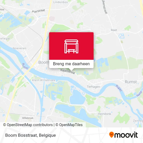 Boom Bosstraat kaart