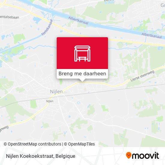 Nijlen Koekoekstraat kaart