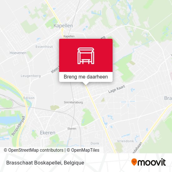 Brasschaat Boskapellei kaart