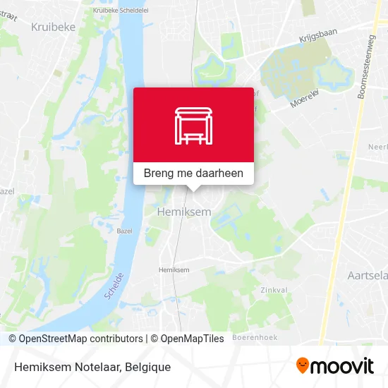 Hemiksem Notelaar kaart