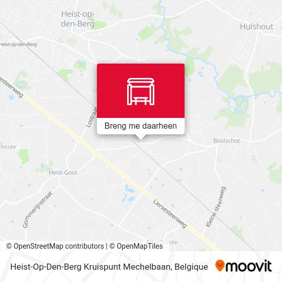 Heist-Op-Den-Berg Kruispunt Mechelbaan kaart