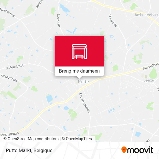 Putte Markt kaart