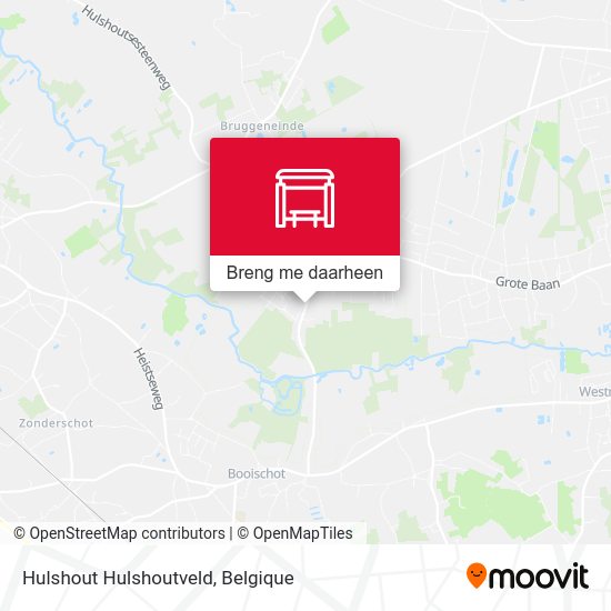 Hulshout Hulshoutveld kaart