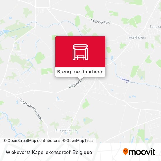 Wiekevorst Kapellekensdreef kaart