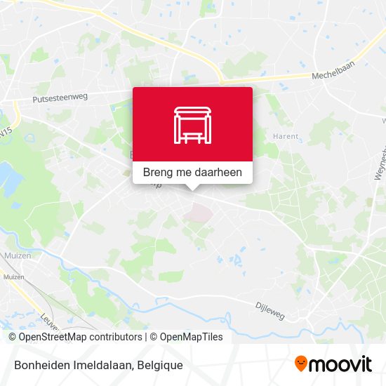 Bonheiden Imeldalaan kaart