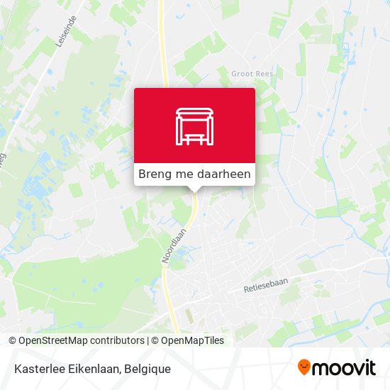 Kasterlee Eikenlaan kaart