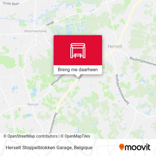 Herselt Stoppelblokken Garage kaart