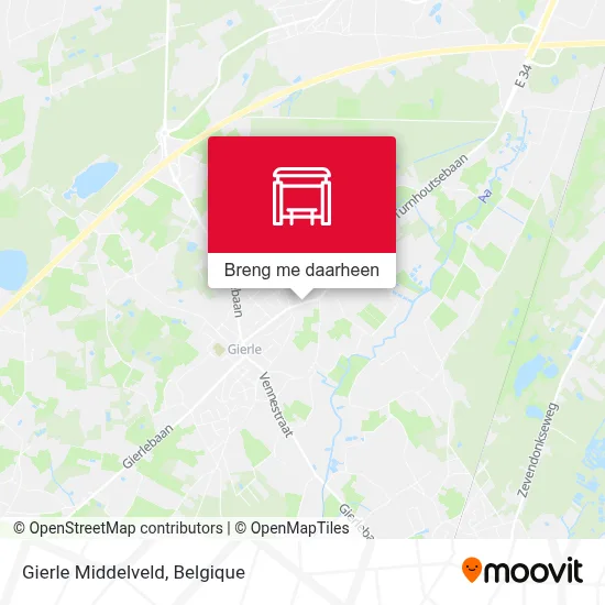 Gierle Middelveld kaart