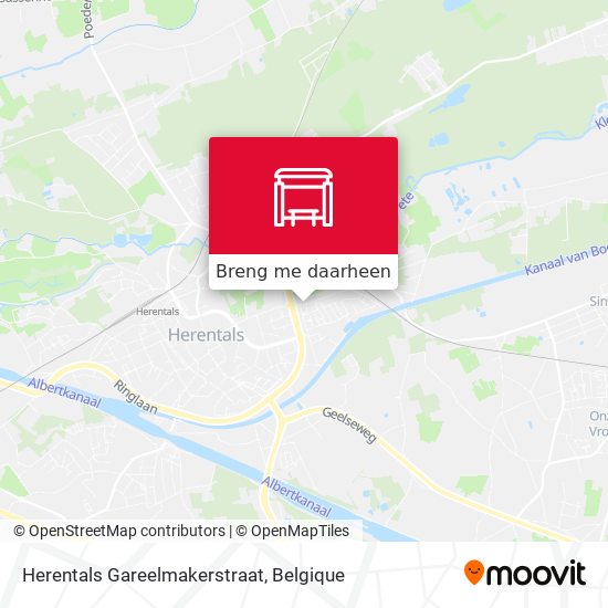 Herentals Gareelmakerstraat kaart