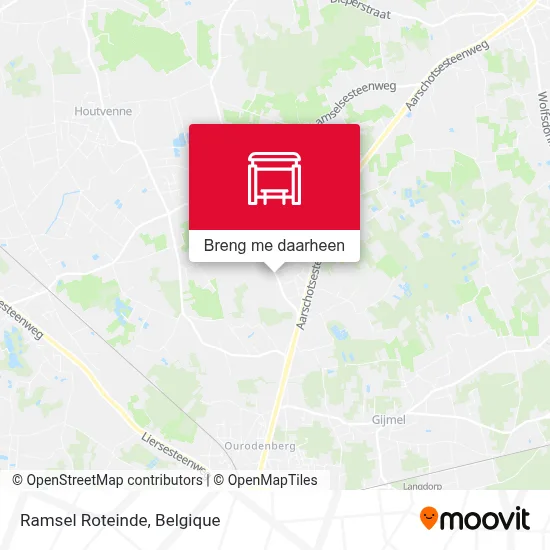 Ramsel Roteinde kaart