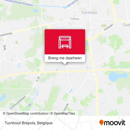 Turnhout Brepols kaart