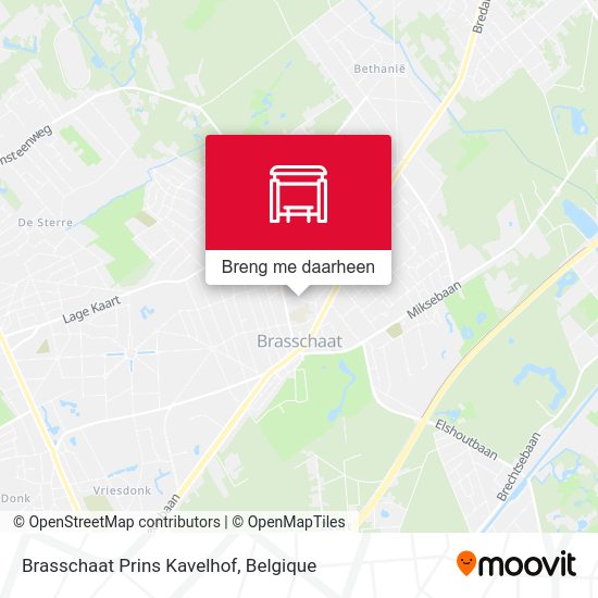 Brasschaat Prins Kavelhof kaart