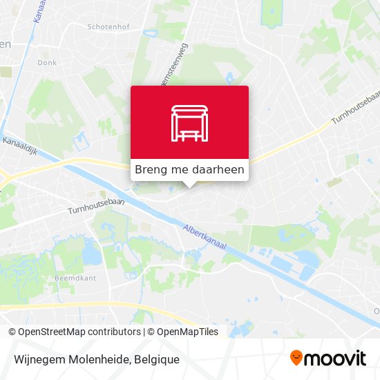 Wijnegem Molenheide kaart