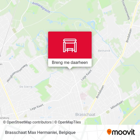 Brasschaat Max Hermanlei kaart