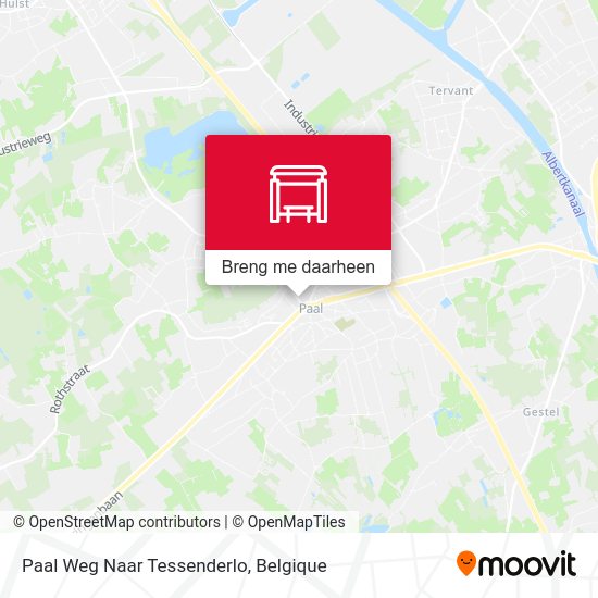 Paal Weg Naar Tessenderlo kaart