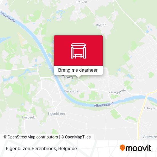 Eigenbilzen Berenbroek kaart