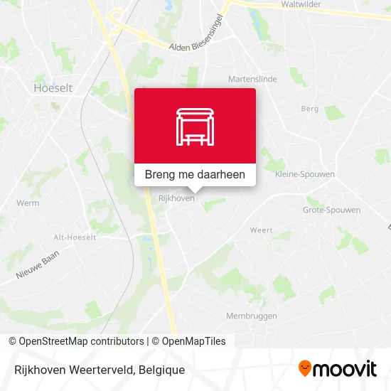 Rijkhoven Weerterveld kaart