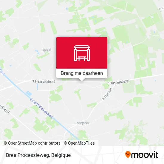 Bree Processieweg kaart