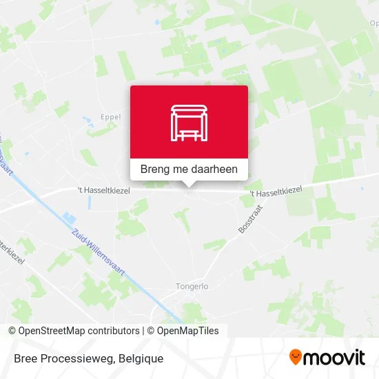 Bree Processieweg kaart