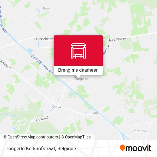 Tongerlo Kerkhofstraat kaart