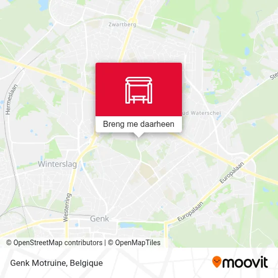 Genk Motruine kaart