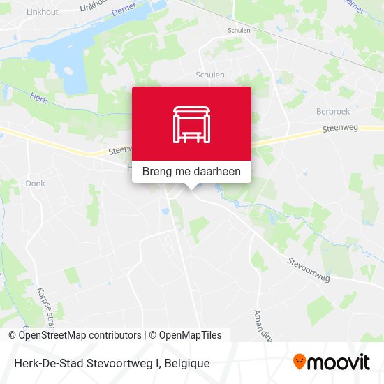 Herk-De-Stad Stevoortweg I kaart