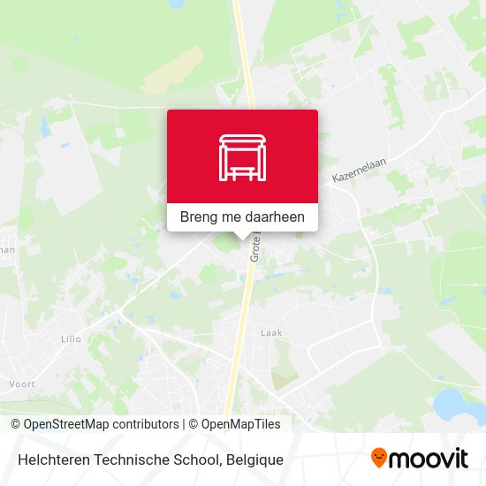 Helchteren Technische School kaart